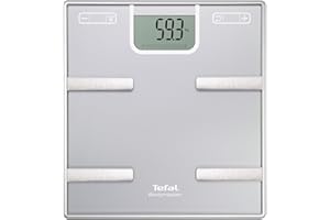 Tefal Bm6010v0 Impédancemètre Bodymaster Argent Capacité Maximale 160 Kg