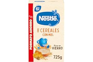 Nestlé Nestle Papilla 8 Cereales con Miel, 725 g