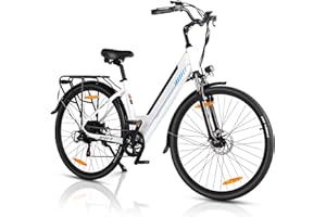 ‎AOIHO AOIHO 28" E Bike Herren, Elektrofahrrad City E Bike Damen mit 48V 499.2Wh Akku, Bis zu 100KM, 250W Motor, 7-Gang, LCD-Display, Elektrofahrräder mit Tempomat Modus, Pedelec 25 km/h