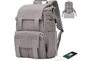 BOXSAM Zaino Donna, Zaino Scuola Casual Daypack Backpack Moda, Borse a Zainetto Impermeabile Elegante,Zaino Lavoro per Scuola Viaggio Lavoro Shopping