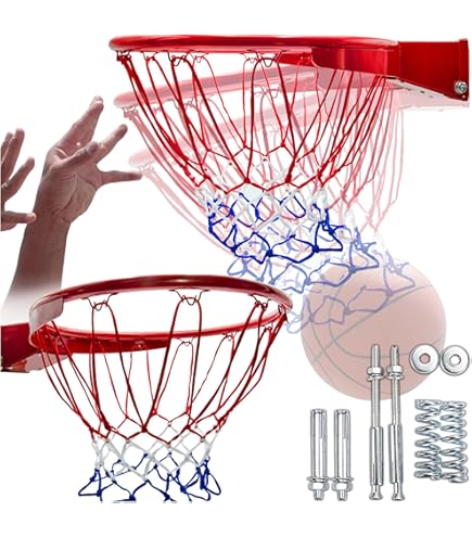 Basketbalring Apollo met standaard en wielen, basketbal en pomp