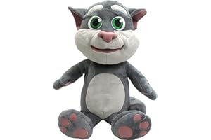 Relsy Peluche parlante ufficiale di Tom And Friends, King Tom, grande, 55,9 cm, con bocca mobile, parla e ripeti, 55 cm