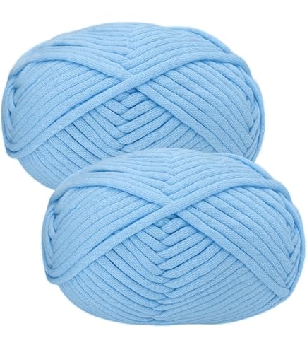 Renyiz Grof garen om te haken, 2 x 50 g, zachte dikke wol voor beginners en amigurumi-projecten, eenvoudig haken, starterskit, zwart garen