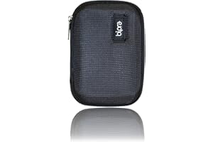 Bipra Protective EVA Case for 2.5 inch WD/Seagate/Toshiba/Clickfree/Portable External Hard Drives - Black