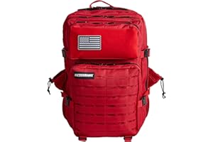 ELITRAINX V2 Sac à dos tactique militaire 45L imperméable à l'eau Cross-Training Voyage en plein air Sports Gym Portable Oxford 900D by ELITEX TRAINING