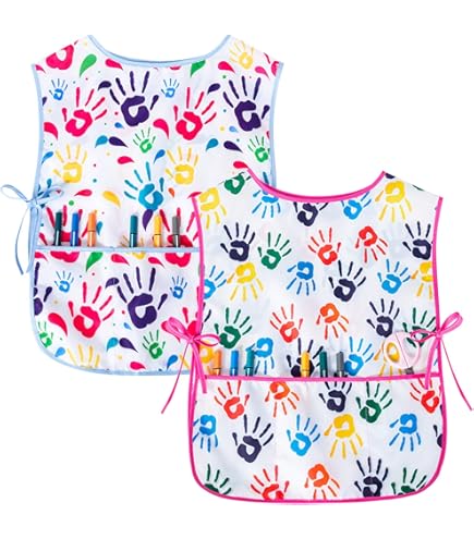 ARDITEX Tablier Sans Manches LA PAT' PATROUILLE 40x33 Cm – Taille Unique 2-4 Ans – PVC Avec élastiques Latéraux – Parfait Pour Les Activités Manuelles Et Scolaires