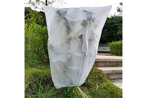 MAILEKT 2 PCS Housse Hivernage Plante, Housse d'Hivernage, 100x80 cm Housse Hivernage pour Plantes, Housse Hivernage, Housse d'Hivernage pour Plante, Housses de Protection pour Plantes