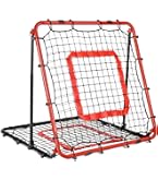 HOMCOM Rebounder Für Fußball, Verstellbar Prellwand Mit 5 Winkelpositionen Und Rückprallwand - View #5