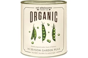 EAT WHOLESOME FOOD CO. Eat Wholesome Organic in Season Garden Peas 340g (Pack of 12)