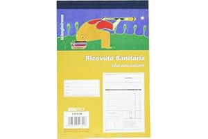 EDIPRO - E5275CN - Blocco ricevuta sanitaria 50x2 autoricalcante f.to 22x14,8
