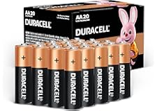 Duracell - AA 1.5V Alkaline LR06 / MN1500 Batteries Long Lasting Power - Pack Of 20-10 Years Shelf Life
