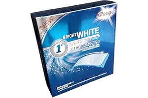 ONUGE Advanced Teeth Whitening Strips Non-Sensitive Pain-Free 14 Sessions Professional Strength Tooth Bleaching Gel Easy to Use Non-Slip for a Brighter Whiter Smile