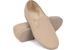 COZSERIES Zapatillas de Casa Hombre Mujer Unisex Verano Cómodas Respirables, Zapatos Rejilla Cuña Punta Cerrada, Suela Caucho Talla 35-46 Hecho EN ESPAÑA