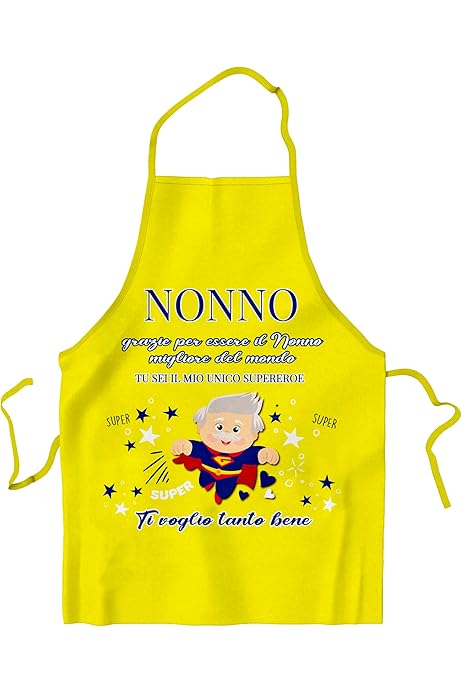 Grembiule Da Cucina Per Nonna - Design Natalizio | Idea Regalo Originale | Lavabile In Lavatrice - Foto 8