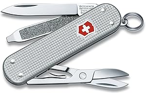 Victorinox Taschenmesser Classic SD Alox (5 Funktionen, Klinge, Nagelfeile, Schere), klein