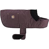 Carhartt Firm Duck Yalıtımlı K&ouml;pek G&ouml;revlendirme Kabanı, Derin Şarap, Medium
