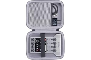 co2CREA Dur Étui de Voyage Rigide Housse Cas Coque pour Zoom PodTrak P4 Podcast Recorder