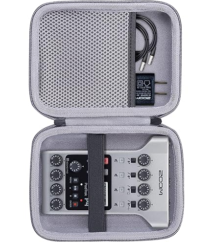 Zoom PodTrak P4 Portable Multitrack Podcast Recorder + 4x Zoom M-1