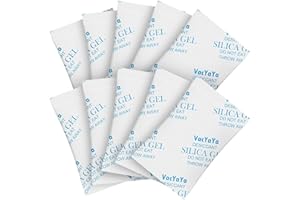‎VACYAYA VacYaYa 1 Gramm (250 Packungen) Lebensmittelqualität Feuchtigkeitsabsorber Silicagel Trockenmittelpakete zur Aufbewahrung,Trockenmittel Silicagelpackungen Ebensmittelecht Lür Feuchtigkeit