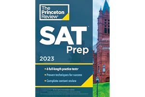 Princeton Review SAT Prep, 2023: 6 Practice Tests + Review & Techniques + Online Tools