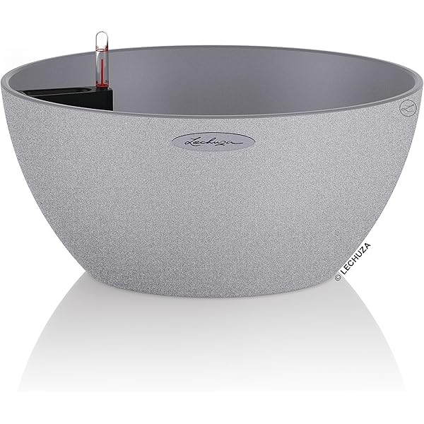 ECOPOTS Sofia Soucoupe Ovale Gris Foncé Pour Pot Sofia 56