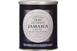 CAFFÈ CORSINI 1950 Caffè Corsini - Compagnia dell'Arabica Café de spécialité Jamaïque Blue Mountain. Café mono-origine moulu de Jamaïque pour Espresso et Moka, intense et fruité, boîte de 250 g