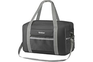 Bekahizar for Ryanair Airlines Cabin Bags 40x30x20 Underseat Holdall Travel Bag 20L Carry on Hand Luggage Weekend Bag with Shoulder Strap for Women and Men