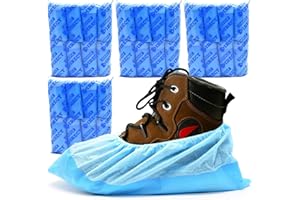 160x Blue Heavy Duty Overshoes | Reusable and Disposable Overshoes | Long-Lasting, Waterproof and Slip Resistant | Simply Direct Brand