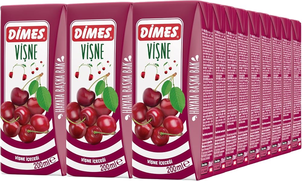 DİMES Vişne İçeceği, 200ml x 27 adet
