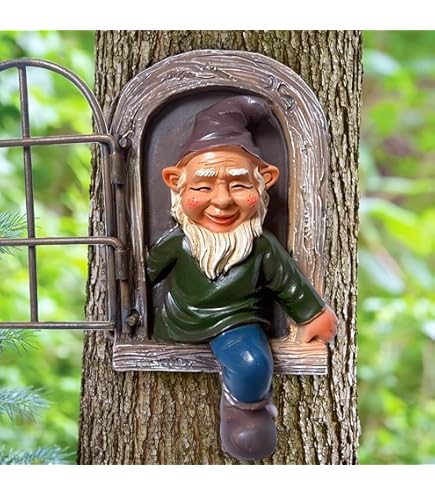 Figurine De Jardin Troll En Acrylique - 23 X 30 Cm - Résistante Aux Intempéries - Décoration Extérieure Pour Jardin, Terrasse - 6
