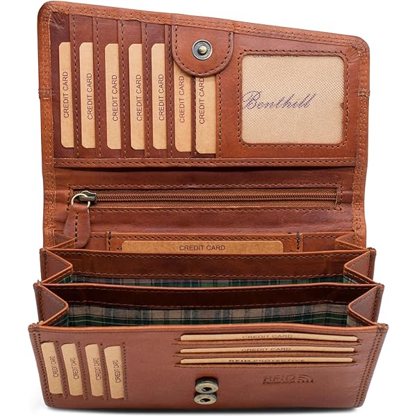 Fossil Lennox Leren of polyester portemonnee voor dames