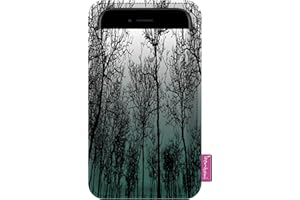 ARCO DESIGN Handytasche bertoni aus Filz für Smartphone z.B. für iPhone 14/14 Pro Max/13/13 Pro/12/11/7, Galaxy S23/S22+/S21+/S20 Ultra, Redmi, Pixel - Stoff Handy-Hülle in zwei Größen (XXL, Forest Mood)