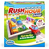 ThinkFun - Rush Hour&reg; Jr., Logic Game +5 years, Challenge to Solve | Rush Hour&reg; Jr. Logic Game with challenges to solve, for