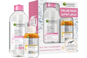 Garnier Skin Active Micellar Cleansing Water Classic Makeup Remover, 400ml + In Oil 100 ml