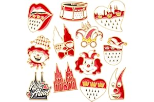 SEPGLITTER 12 Stücke Regenbogen Homosexuell Stolz Brosche LGBT Homosexuell Badge Amulett Brosche LGBTQ Regenbogen Flagge Herz Wappen Zubehör Kleidung