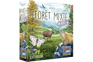 Asmodee - Foret Mixte Extension : Alpes - Jeu de Société pour Adultes & Enfants dès 10 Ans - Jeu de Cartes Famille Educatif - 36 Nouvelles Cartes - 2 à 5 Joueurs - en Français - Lookout Games