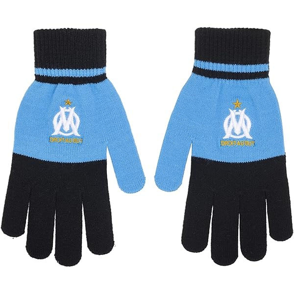OLYMPIQUE DE MARSEILLE Bonnet Pompon Om Enfant Collection Officielle