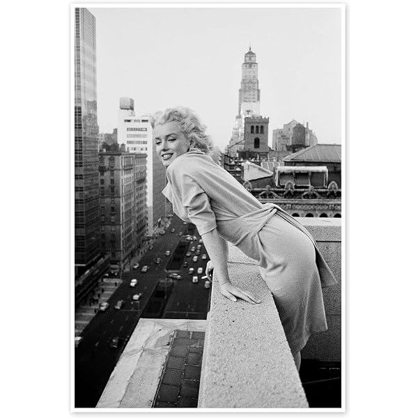 Din A4 Marilyn Monroe Druck – Ungerahmtes Hollywood-Portrait Auf Mattem Fotopapier