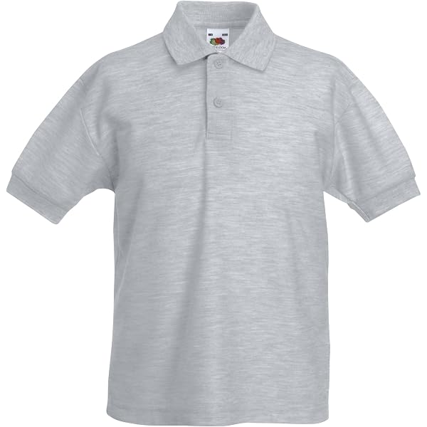 T-shirt Bambino Fruit Of The Loom Tinta Unita &ndash; 100% Cotone, Girocollo, Manica Corta, Multistagione