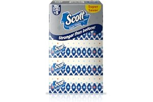 Scott Facial Tissue, 2 PLY, Super Saver, 140 Sheets x 5 Tissue Boxes