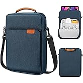 SwooK Tablet Sleeve Bag Carrying Case with Shoulder Strap for 9-11inch for iPad 11inch A16 10th 10.9, 10.2, Pro 11 M2, iPad A