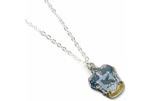 HARRY POTTER The Carat Shop - Collana con stemma ufficiale della casa, motivo: Corvonero, Zinco