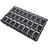 24 SMD Antistatic Containers Black Interchangeable Mouse Toilet Assortment Box