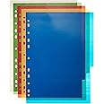Deli A4 Size Display Index Divider, Multicolour