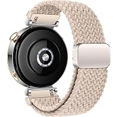Rongep &Ouml;rg&uuml; Loop 18mm Kumaş Kordon Huawei ile Uyumlu GT5 41mm/GT5 Pro 42mm/GT4 41mm i&ccedil;in Manyetik Tokalı Terlemeye Karşı Nefe