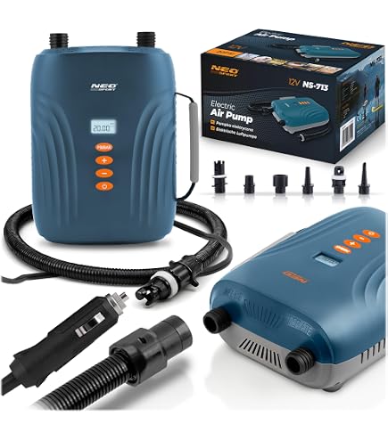 outwell squall tent pump 12v Sports & Outdoors Colour:Black/Gold VIRON XI-1200-S Archive Sundvörur
