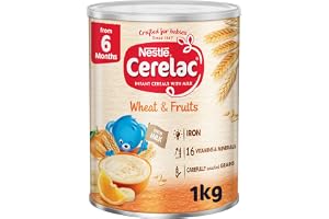 Nestle Cerelac Infant Cereals with Iron + Wheat & Fruits From 6 Months 1 kg