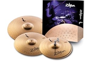 ZILDJIAN - ILHESSP I ESSENTIALS PLUS CYMBAL PACK, Set di Piatti per Batteria, 13" HiHats - 14" Crash - 18" Crash Ride