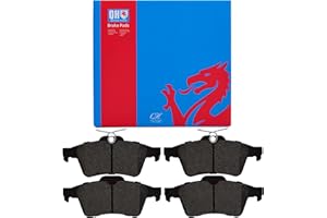Quinton Hazell Brake Pad Set - 4 OEM Quality Direct Fit Replacement Brake Pads for Single Axle - Rear - BP1498