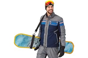 KapStrom - Snowboard Shoulder Strap - Premium Snowboard Carrying Strap - Snowboard Carrier Shoulder Sling - Fits Snowboards 23-30cm / 9-12"